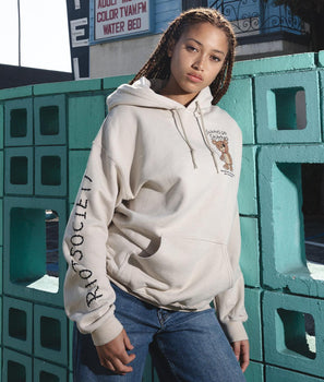 Dro x Riot Society Snitches Get Stitches Womens Hoodie - S - Riot Society