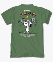 Peanuts Snoopy's Gym Club Boys Tee - S - Riot Society