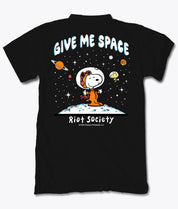 Peanuts Snoopy's Give Me Space Boys Tee - S - Riot Society