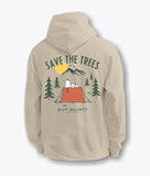 Peanuts Snoopy Save the Trees Mens Hoodie - S - Riot Society