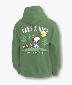 Peanuts Snoopy Take a Hike Mens Hoodie - S - Riot Society
