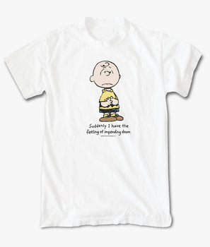 Peanuts Charlie Brown Impending Doom Mens T-Shirt - S - Riot Society