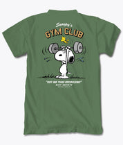 Peanuts Snoopy's Gym Club Mens T-Shirt - S - Riot Society