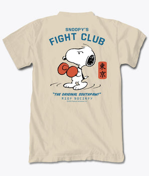 Peanuts Snoopy's Fight Club Mens T-Shirt - S - Riot Society