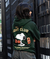 Peanuts Snoopy's Fight Club Womens Hoodie - S - Riot Society