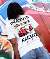 Peanuts Snoopy & Woodstock Racing Team Boyfriend Tee - S - Riot Society