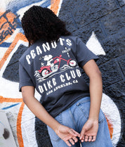 Peanuts Snoopy Bike Club Puff Boyfriend Tee - S - Riot Society