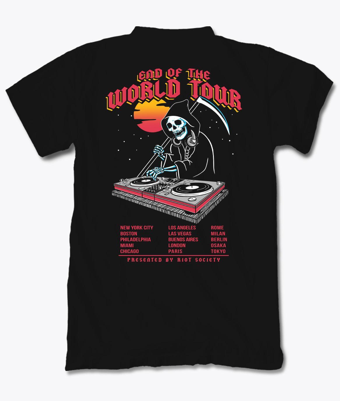 Reaper DJ End of the World Tour Boys Tee - S - Riot Society