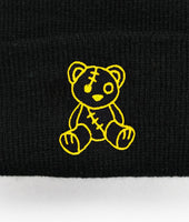Teddy Bear Outline Embroidered Beanie - OS - Riot Society
