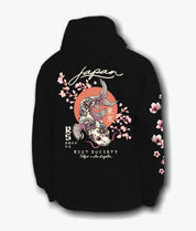 Japan Koi Tattoo Blossom Mens Hoodie - S - Riot Society