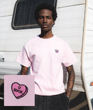 U Suck Candy Heart Embroidered Mens T-Shirt - S - Riot Society