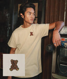 Teddy Bear Embroidered Mens T-Shirt - S - Riot Society