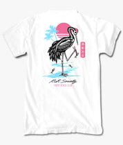 Crane Skeleton Tokyo Mens T-Shirt - S - Riot Society