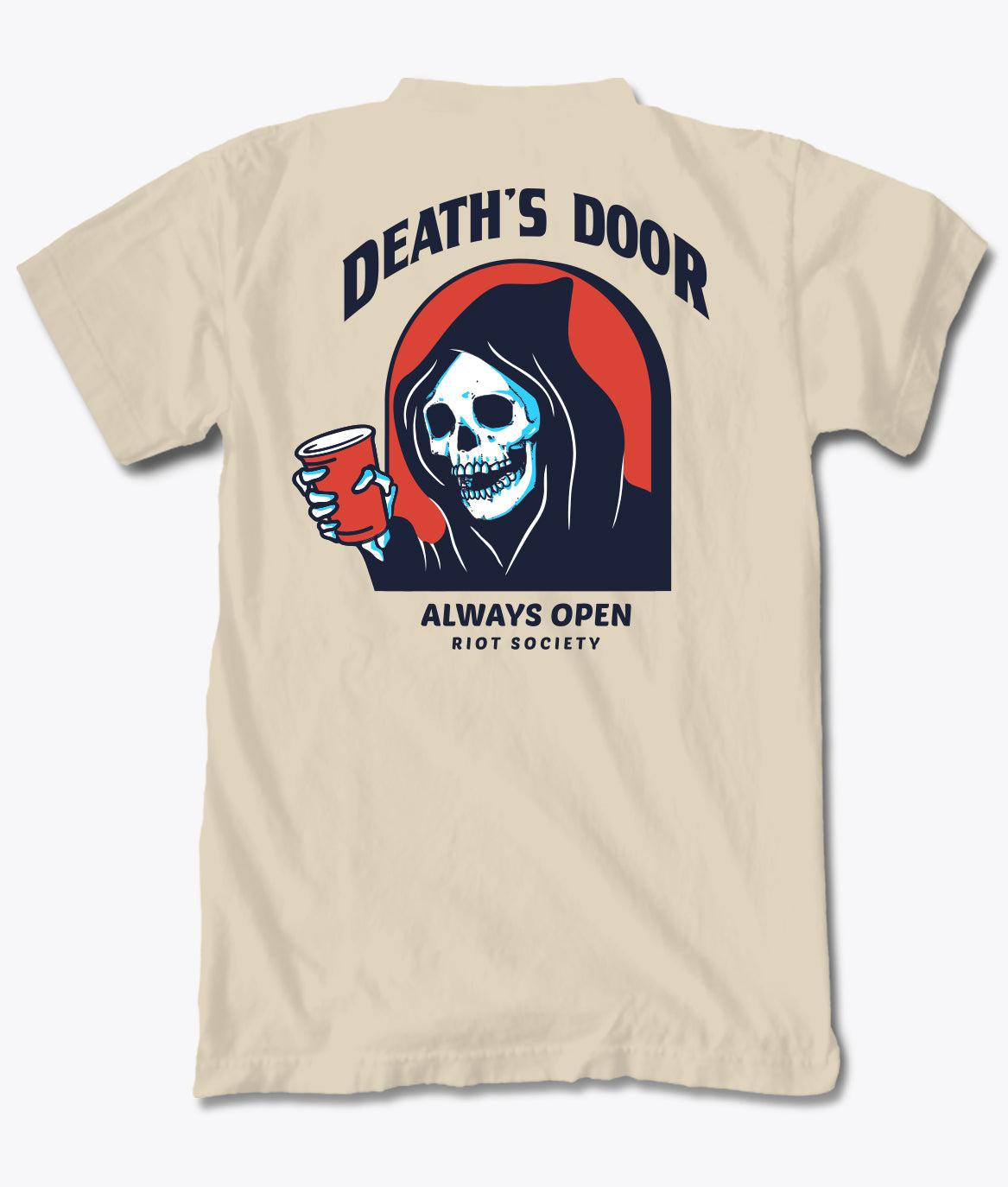 Death's Door Reaper Mens T-Shirt Sale - S - Riot Society