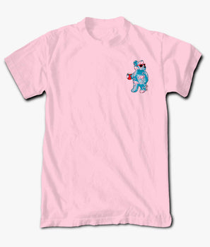 Tropical Flamingo Bear Mens T-Shirt - S - Riot Society