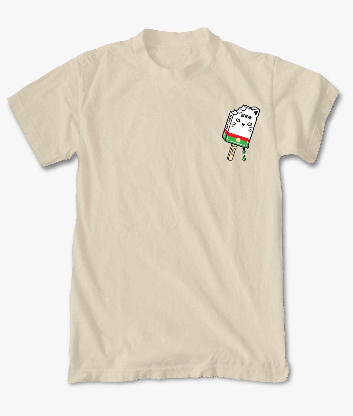 Sugee Lucky Cat Popsicle Mens T-Shirt - S - Riot Society