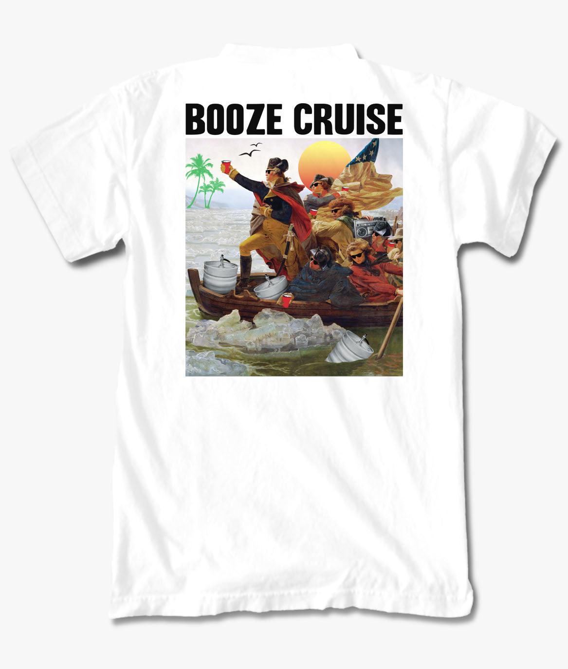 Tropical Booze Cruise Mens T-Shirt - S - Riot Society