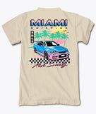 Miami Drifting Mens T-Shirt - S - Riot Society