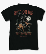 Ride or Die Bull Reaper Mens T-Shirt - S - Riot Society