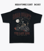 Rodeo Reaper Dead Coast Heavyweight Boxy Mens T-Shirt - Jet Black - S - Riot Society