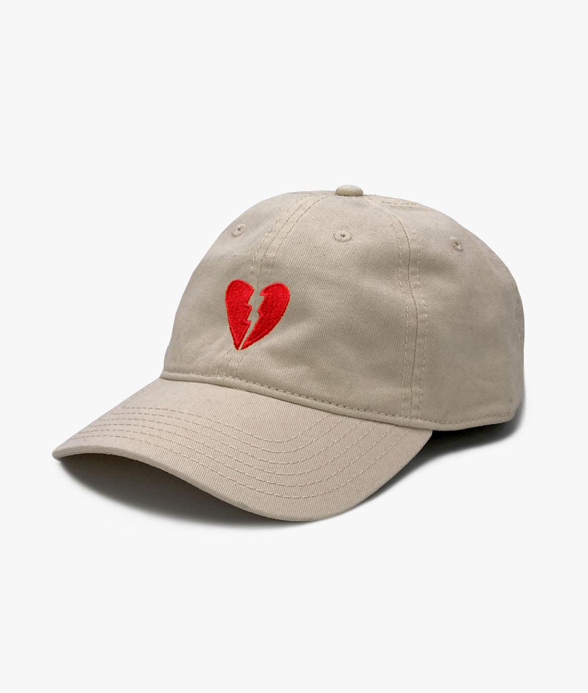 Broken Heart Embroidered Womens Dad Hat - OS - Riot Society