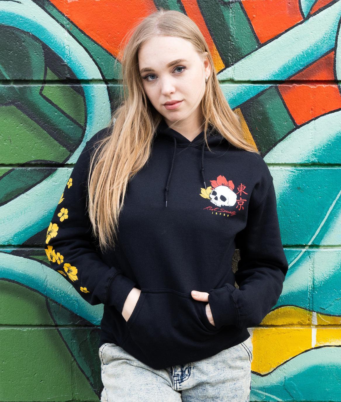 Geisha Shame Womens Hoodie - S - Riot Society