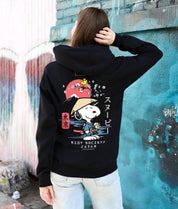 Peanuts Snoopy & Woodstock Samurai Womens Hoodie - S - Riot Society