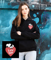 Peanuts Snoopy Luv Sux Womens Hoodie - S - Riot Society