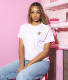 Riot Bear Embroidered Womens Tee - S - Riot Society