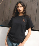Teddy Bear Embroidered Womens Tee - S - Riot Society