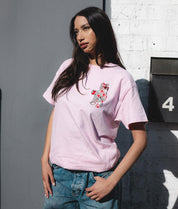 Tropical Hibiscus Bear Womens Tee - S - Riot Society