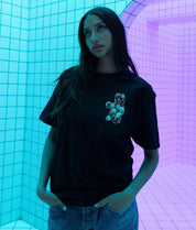 Skull Rose Bear Womens Tee - S - Riot Society