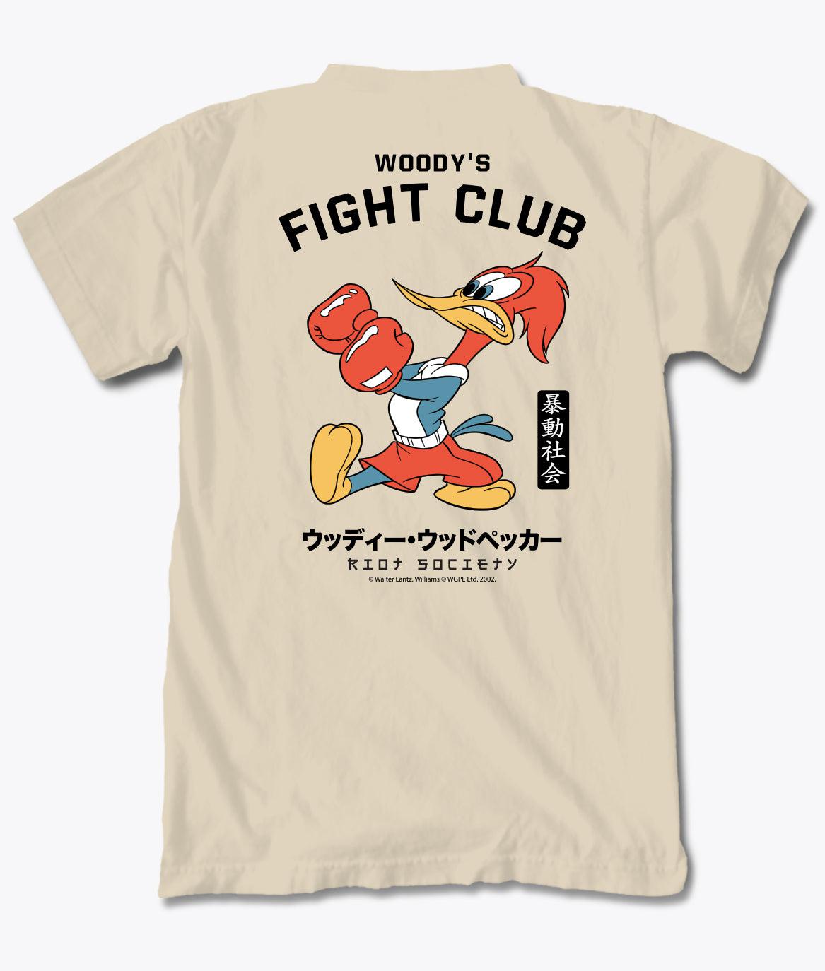 Woody Woodpecker's Fight Club Boys Tee - S - Riot Society