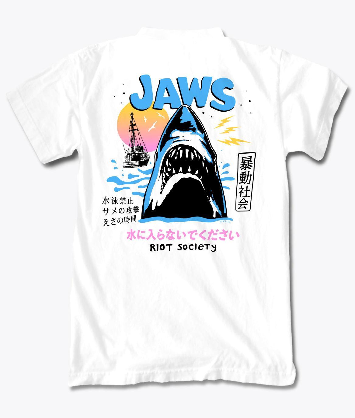 JAWS Kanji Retro Kids Tee - S - Riot Society