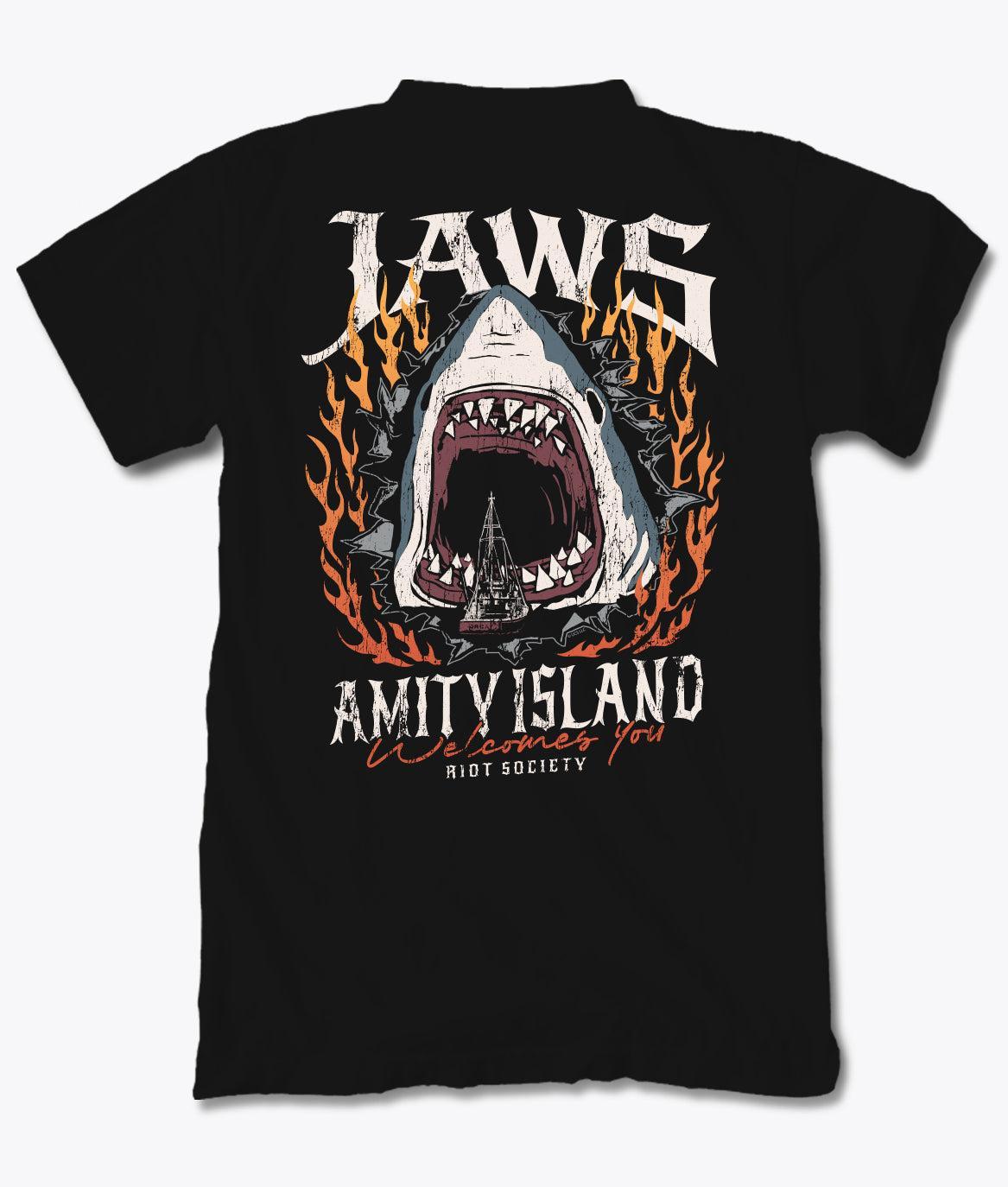 JAWS Amity Island Welcomes You Kids Tee - S - Riot Society