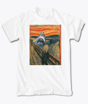 JAWS The Scream Mens T-Shirt - S - Riot Society