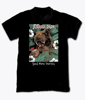 Jurassic Park Tropical Mens T-Shirt - S - Riot Society