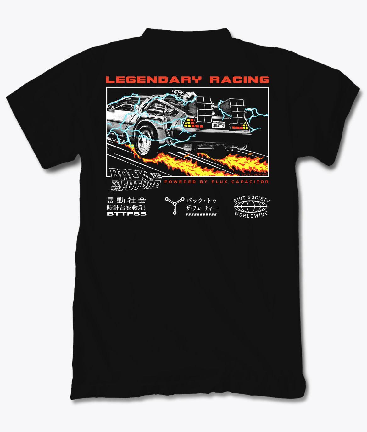 Back To The Future Legendary Racing Mens T-Shirt - S - Riot Society