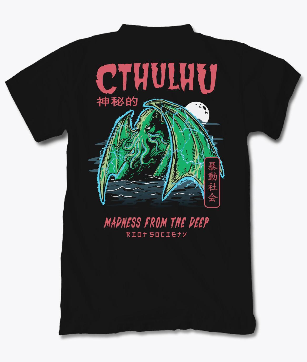 Cthulhu Madness From The Deep Mens T-Shirt - - Riot Society