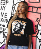 Chucky Chuck Off Womens Tee - S - Riot Society