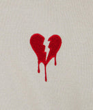 Broken Heart Drip Embroidered Mens Hoodie Sale - - Riot Society