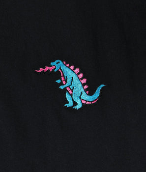 Godzilla Kaiju Embroidered Womens Tee - - Riot Society