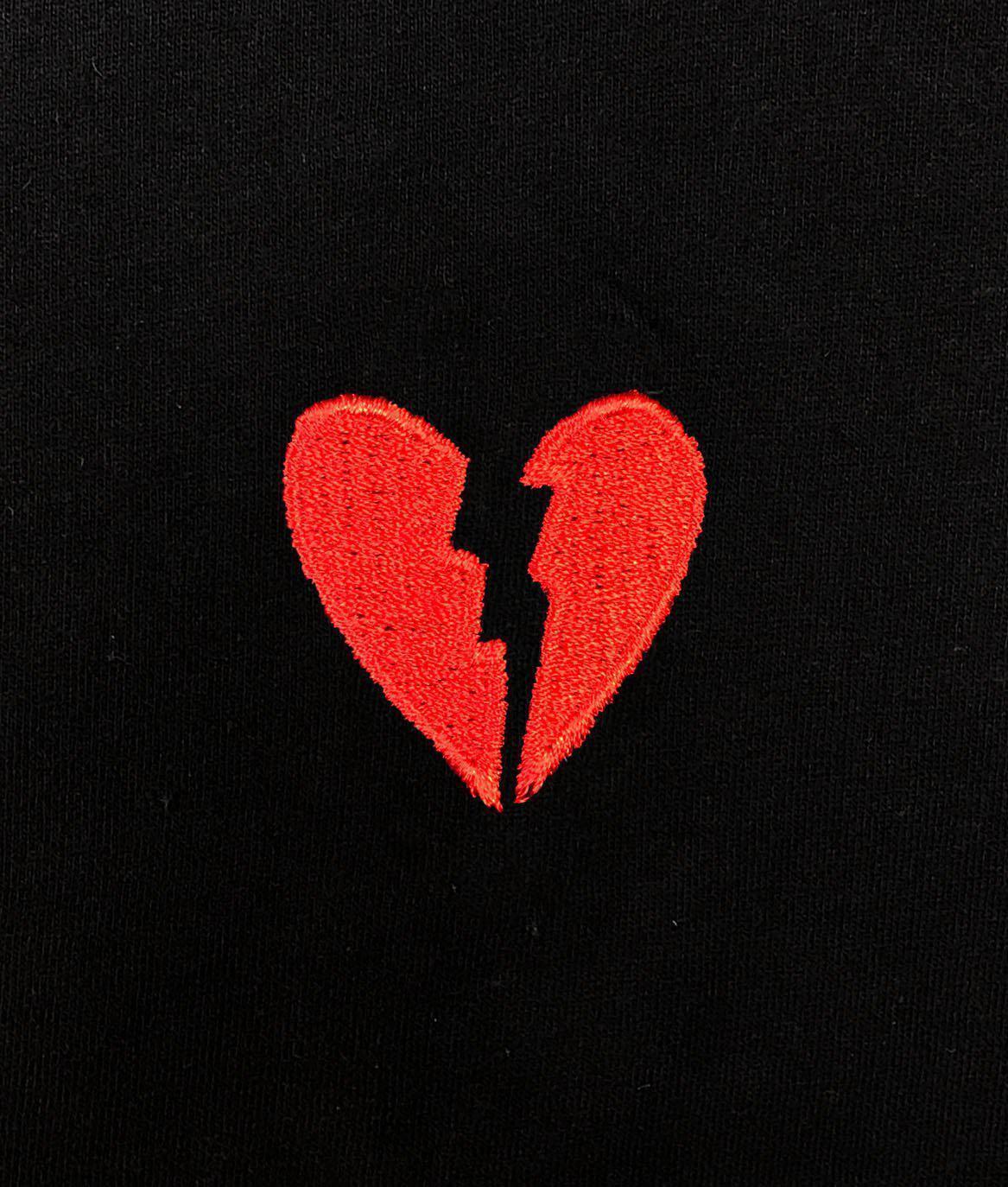 Broken Heart Embroidered Womens Tee - - Riot Society