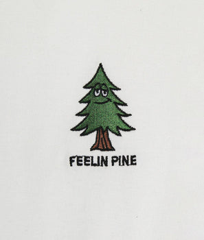 Feelin Pine Embroidered Mens T-Shirt - - Riot Society