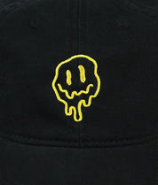 Happy Face Drip Embroidered Dad Hat - - Riot Society