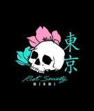 Flamingo Tattoo Kanji Womens Tee - - Riot Society