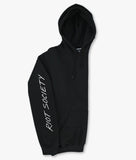Broken Heart Tears Embroidered Womens Hoodie - - Riot Society