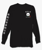 Panda Rose Mens Long Sleeve T-Shirt - - Riot Society
