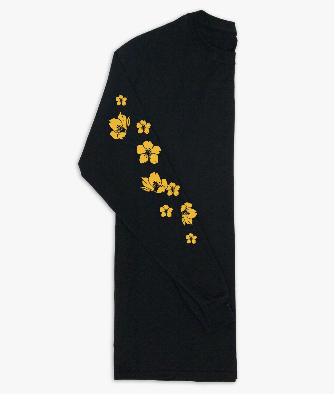 Geisha Shame Mens Long Sleeve T-Shirt - Black - - Riot Society