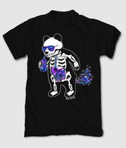 Panda Skeleton Space Bubbles Boys Tee - S - Riot Society